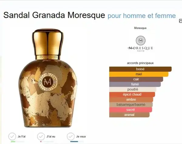 Sandal Granada Moresque pour homme et femme