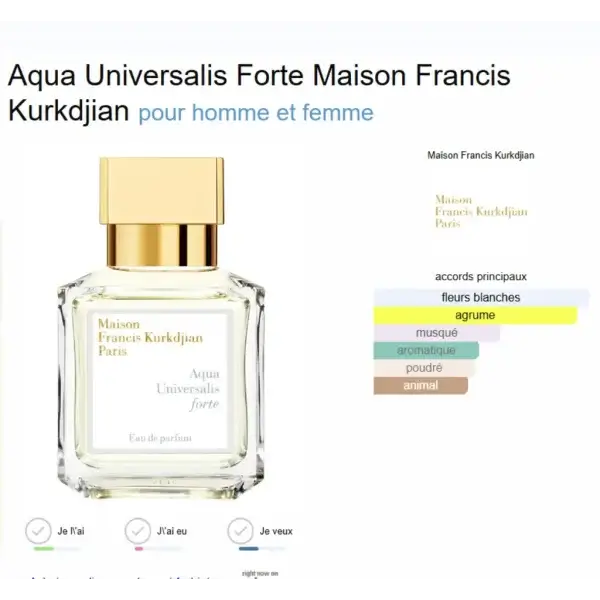 Aqua Universalis Forte MFK