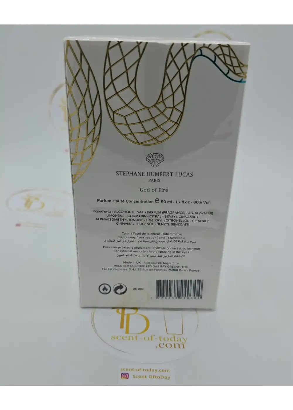 God of Fire Stéphane Humbert Lucas 777